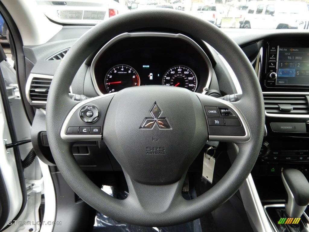2018 Mitsubishi Eclipse Cross ES S-AWC Black Steering Wheel Photo #130494125
