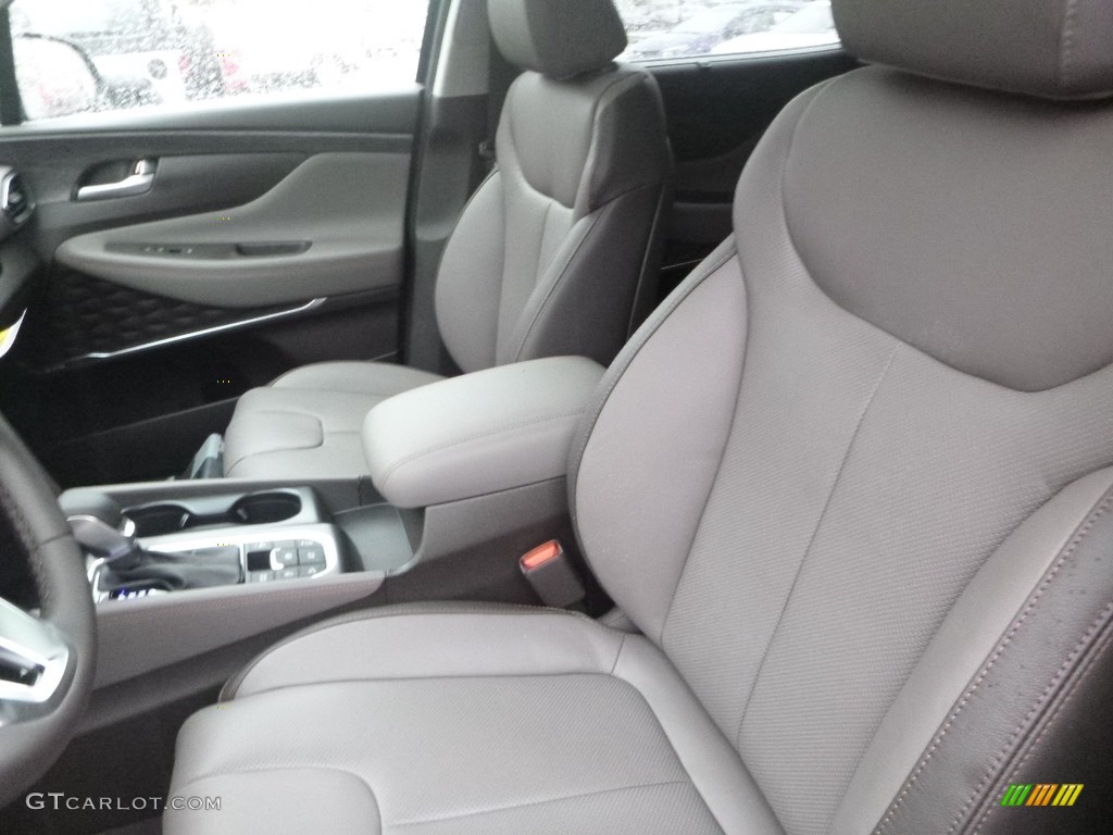 2019 Santa Fe Ultimate AWD - Stormy Sea / Espresso/Gray photo #11