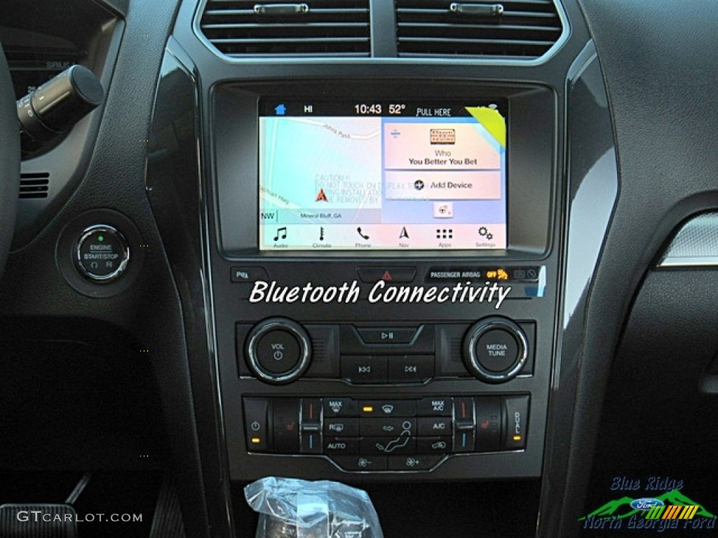 2019 Explorer XLT 4WD - Agate Black / Medium Black/Desert Copper photo #20