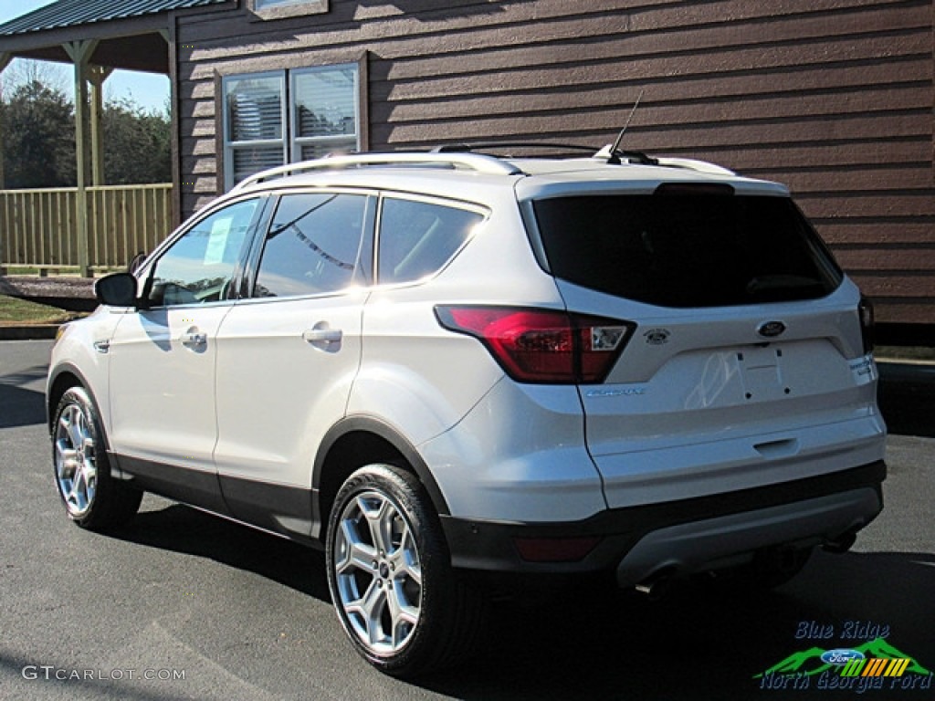 2019 Escape Titanium 4WD - White Platinum / Chromite Gray/Charcoal Black photo #3