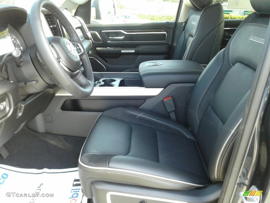 2019 1500 Laramie Crew Cab 4x4 - Maximum Steel Metallic / Black photo #9