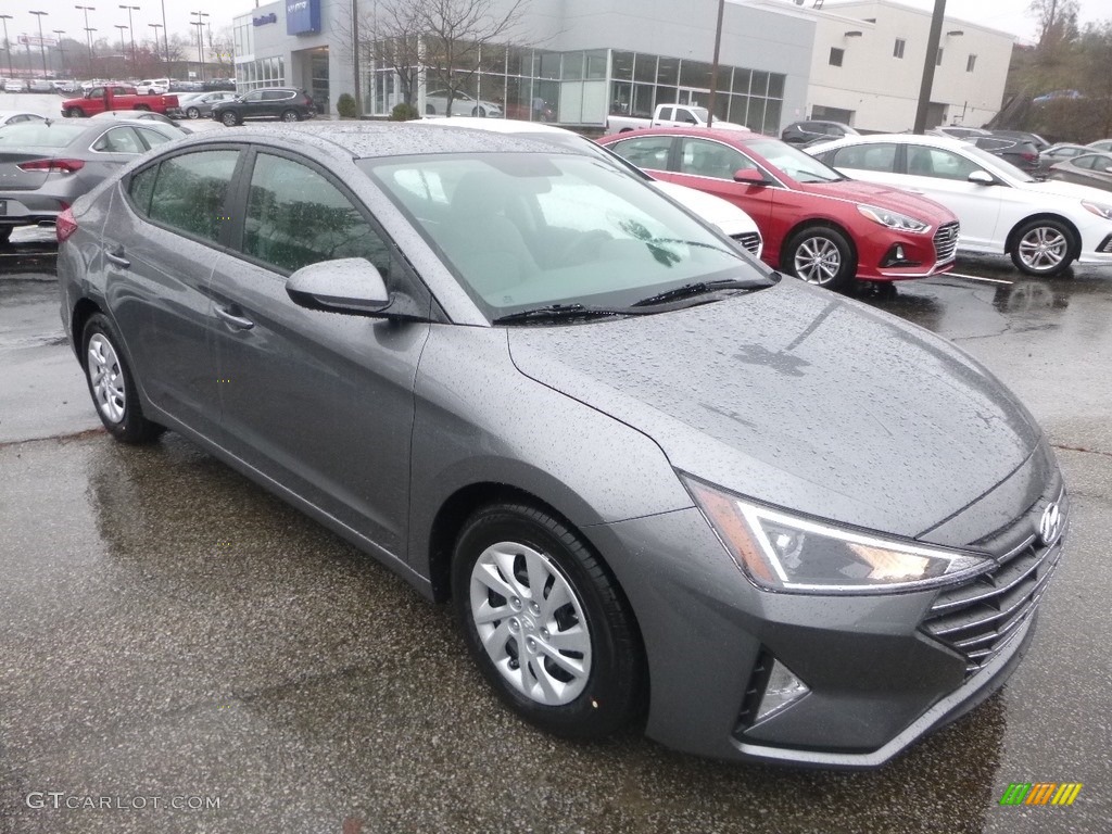 2019 Elantra SE - Machine Gray / Gray photo #3