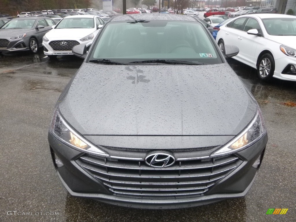 2019 Elantra SE - Machine Gray / Gray photo #4
