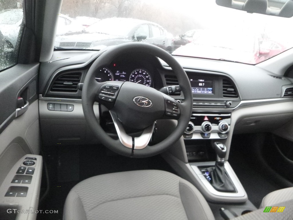 2019 Elantra SE - Machine Gray / Gray photo #9