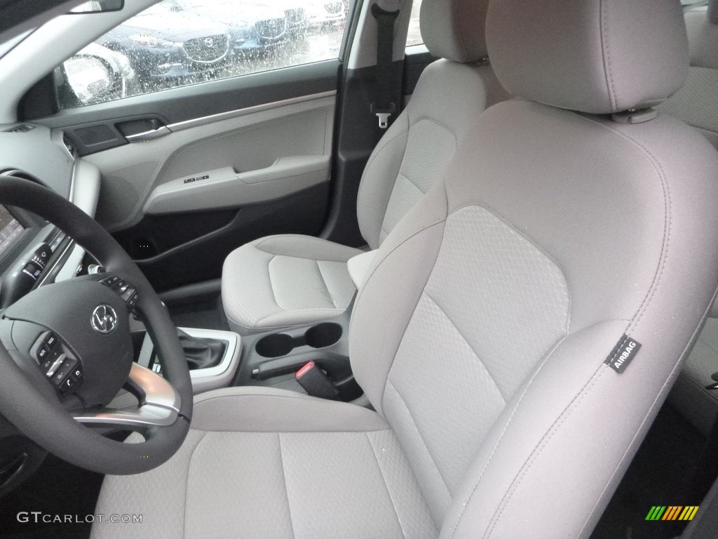 2019 Elantra SE - Machine Gray / Gray photo #11