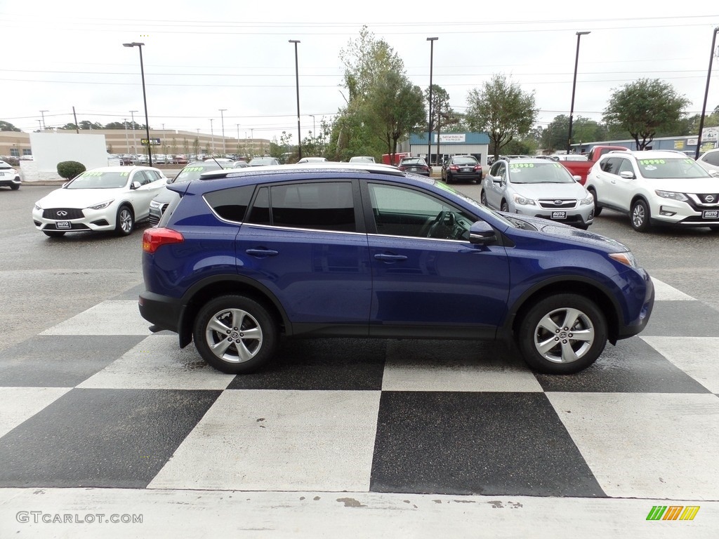 2015 RAV4 XLE - Blue Crush Metallic / Black photo #3