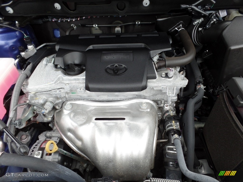 2015 RAV4 XLE - Blue Crush Metallic / Black photo #6