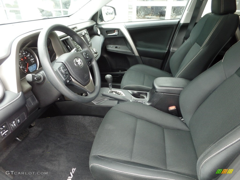 2015 RAV4 XLE - Blue Crush Metallic / Black photo #10