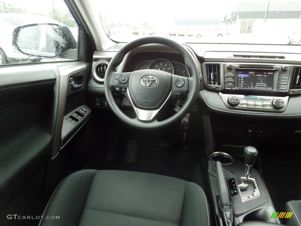 2015 RAV4 XLE - Blue Crush Metallic / Black photo #15