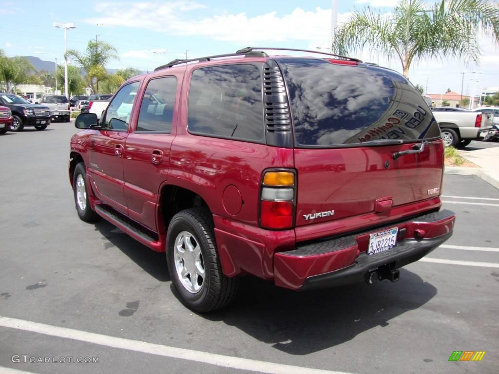 2004 Yukon Denali AWD - Sport Red Metallic / Sandstone photo #2