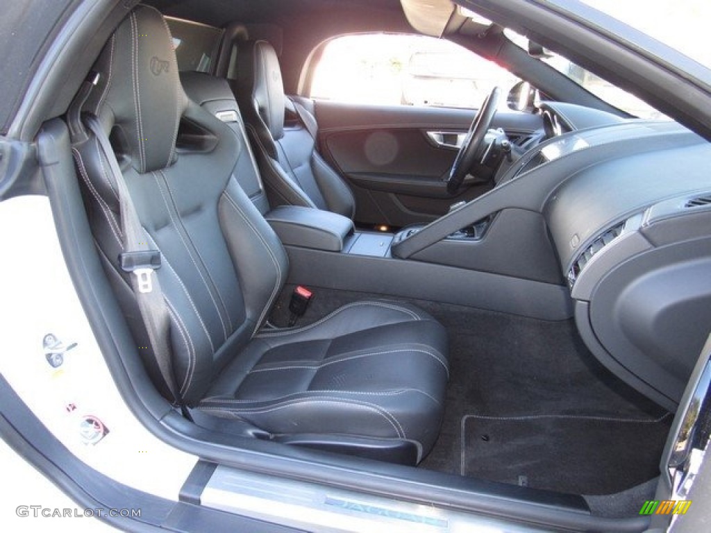 2016 F-TYPE R Convertible - Glacier White Metallic / Jet photo #3