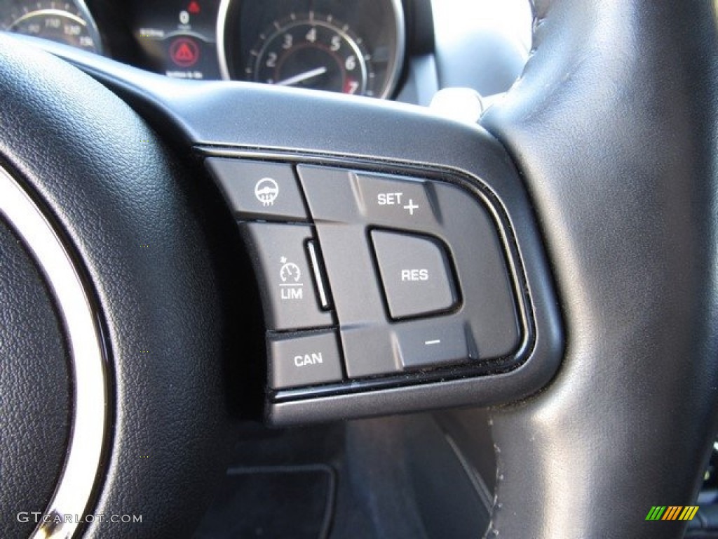 2016 Jaguar F-TYPE R Convertible Jet Steering Wheel Photo #130500248