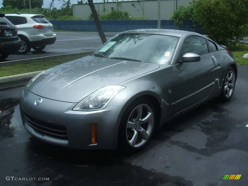 2006 350Z Touring Coupe - Silverstone Metallic / Burnt Orange Leather photo #1