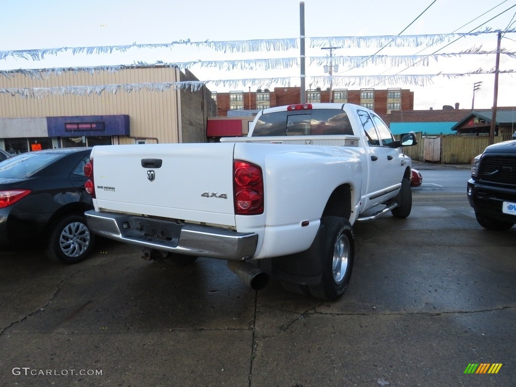 2007 Ram 3500 Big Horn Quad Cab 4x4 Dually - Bright White / Medium Slate Gray photo #13