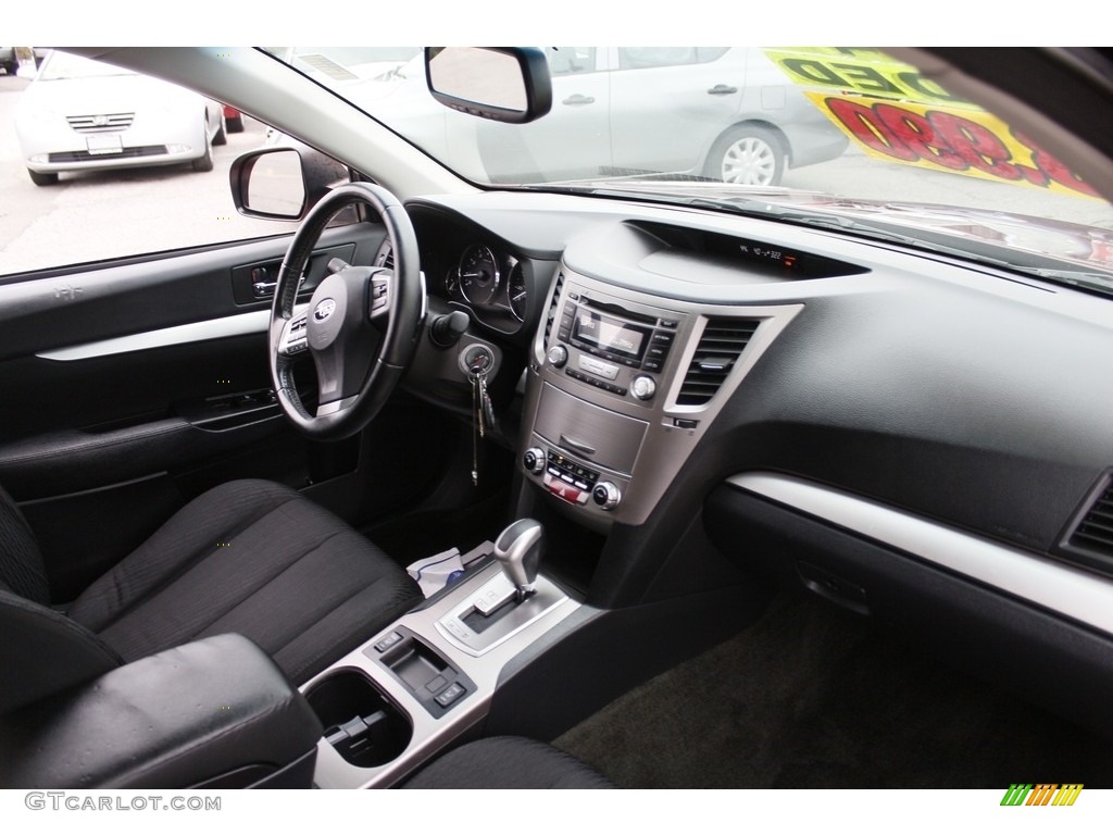 2012 Outback 2.5i Premium - Ruby Red Pearl / Off Black photo #9