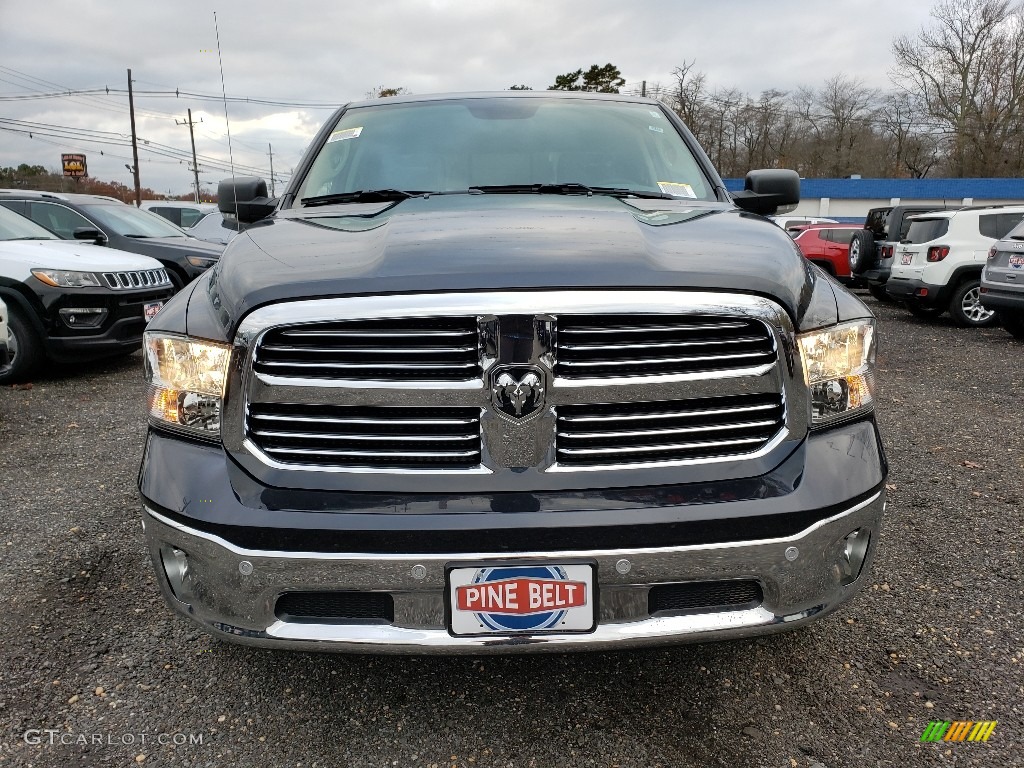 2019 1500 Classic Big Horn Crew Cab 4x4 - Maximum Steel Metallic / Black/Diesel Gray photo #2