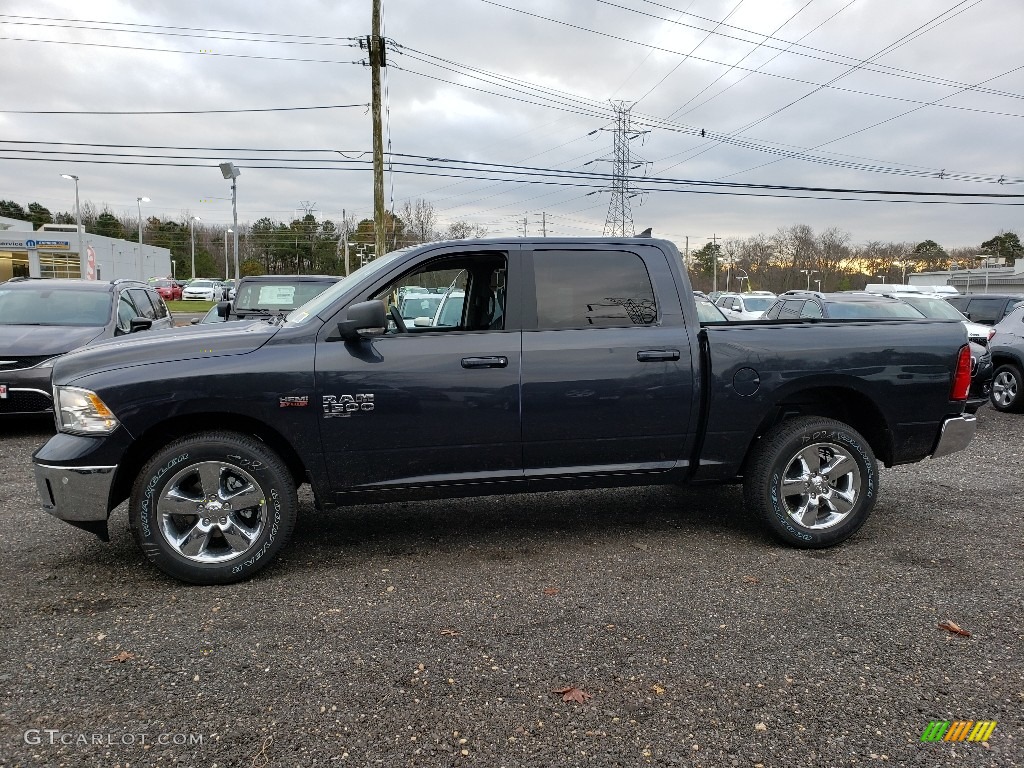 2019 1500 Classic Big Horn Crew Cab 4x4 - Maximum Steel Metallic / Black/Diesel Gray photo #3