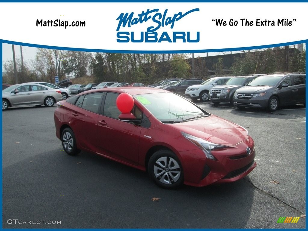 Hypersonic Red Toyota Prius
