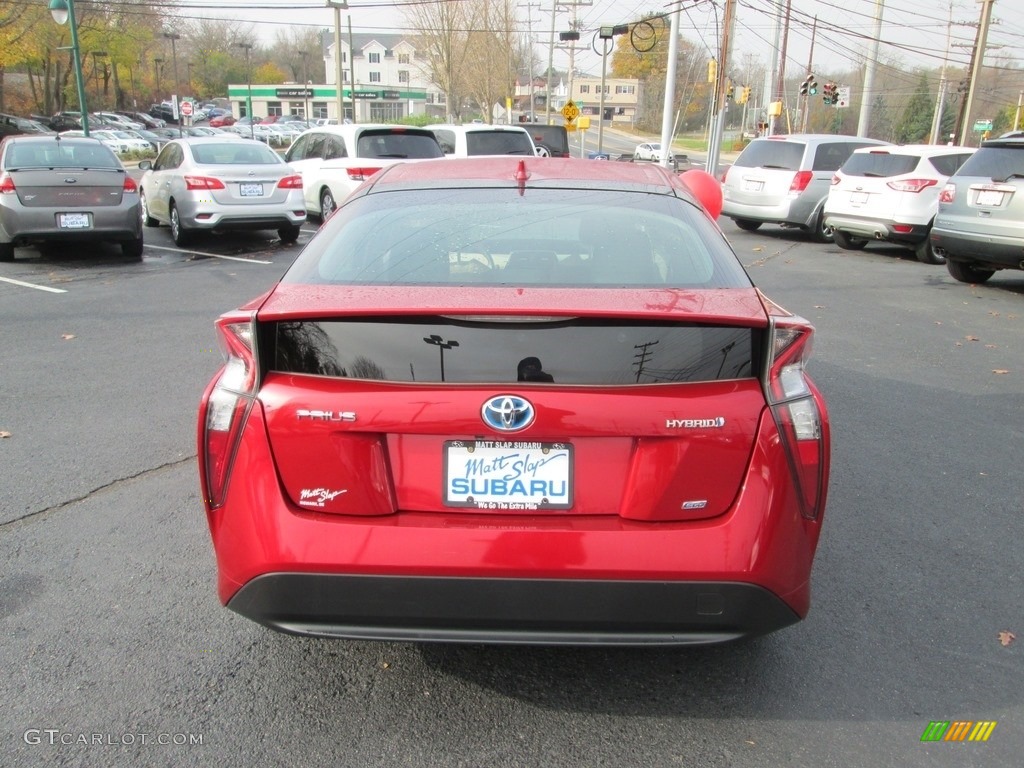 2016 Prius Four Touring - Hypersonic Red / Harvest Beige photo #7