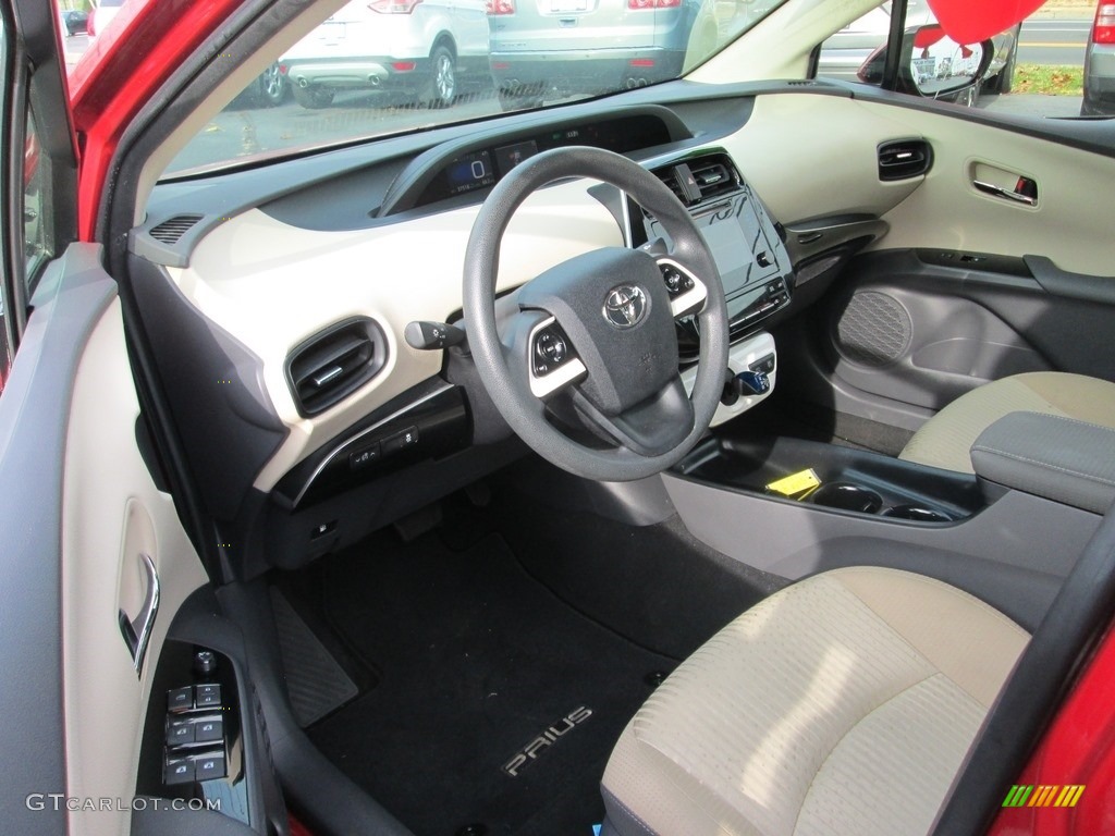 2016 Prius Four Touring - Hypersonic Red / Harvest Beige photo #12