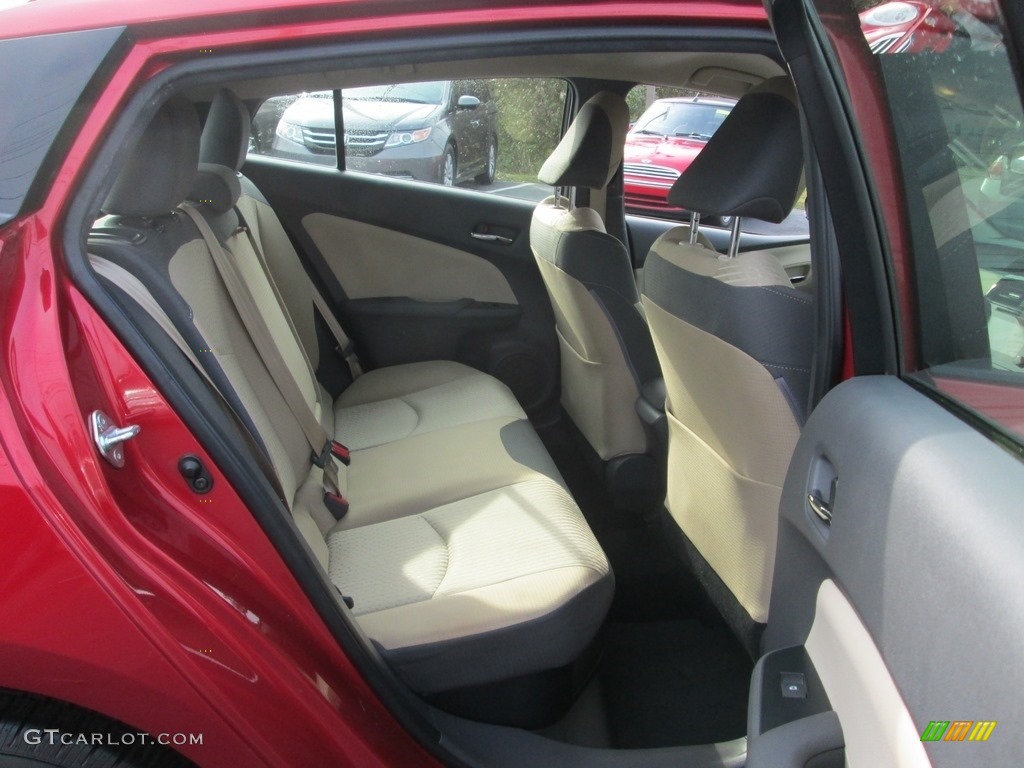 2016 Prius Four Touring - Hypersonic Red / Harvest Beige photo #19