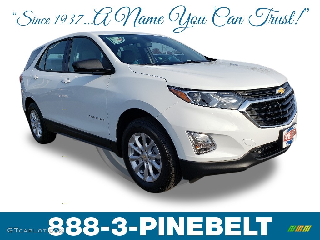 2019 Equinox LS AWD - Summit White / Medium Ash Gray photo #1