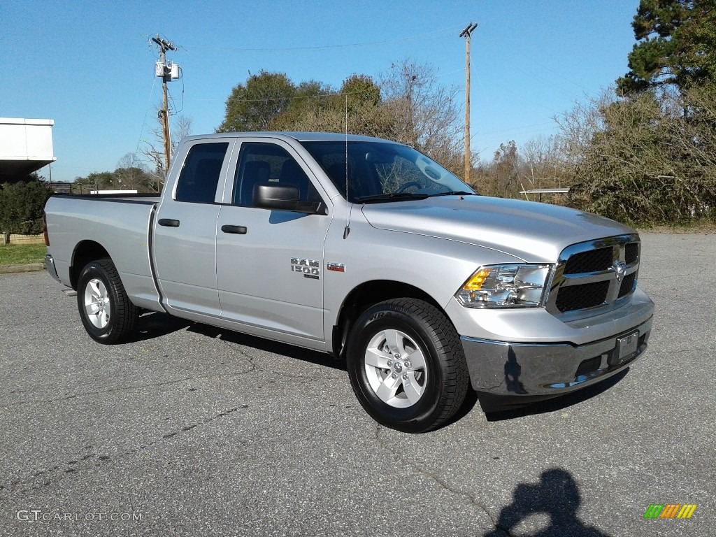 2019 1500 Classic Tradesman Quad Cab - Bright Silver Metallic / Black/Diesel Gray photo #4