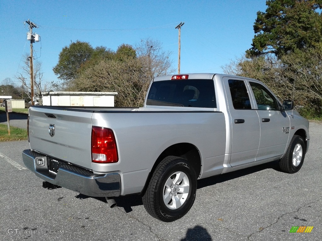 2019 1500 Classic Tradesman Quad Cab - Bright Silver Metallic / Black/Diesel Gray photo #6