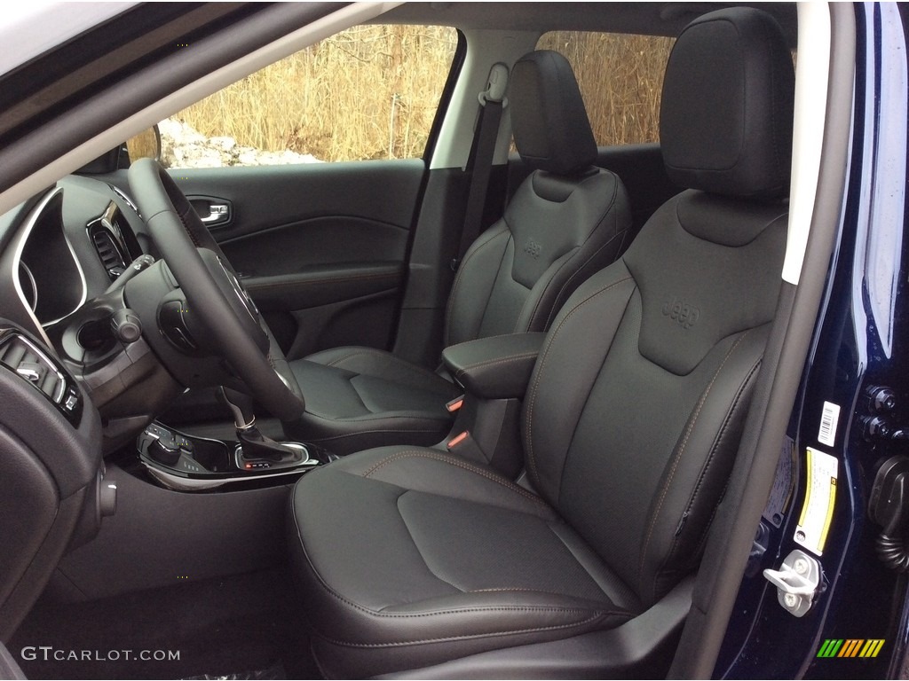 Black Interior 2019 Jeep Compass Limited 4x4 Photo #130510454