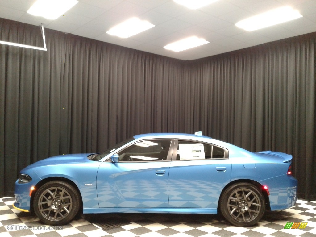 B5 Blue Pearl Dodge Charger