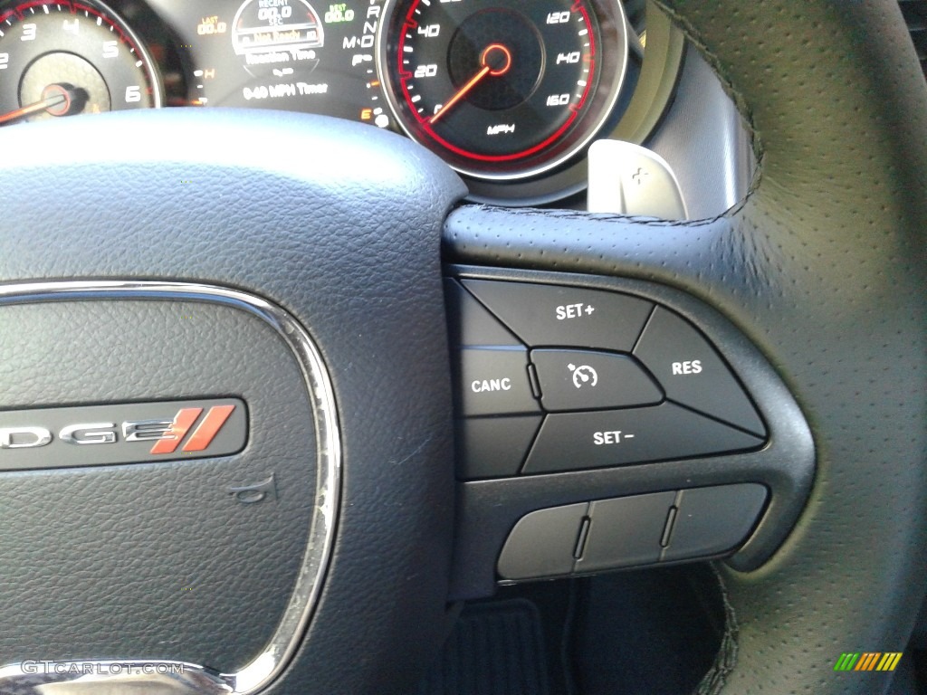 2019 Dodge Charger R/T Black Steering Wheel Photo #130511069