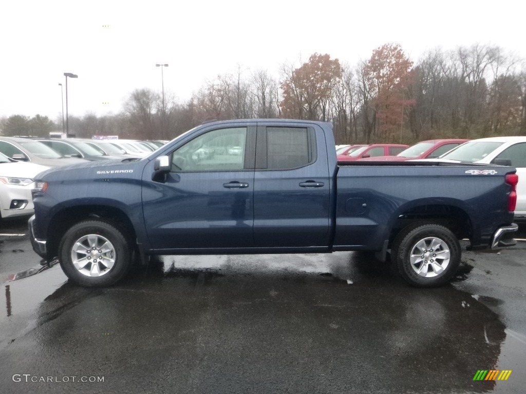 2019 Silverado 1500 LT Double Cab 4WD - Northsky Blue Metallic / Jet Black photo #2