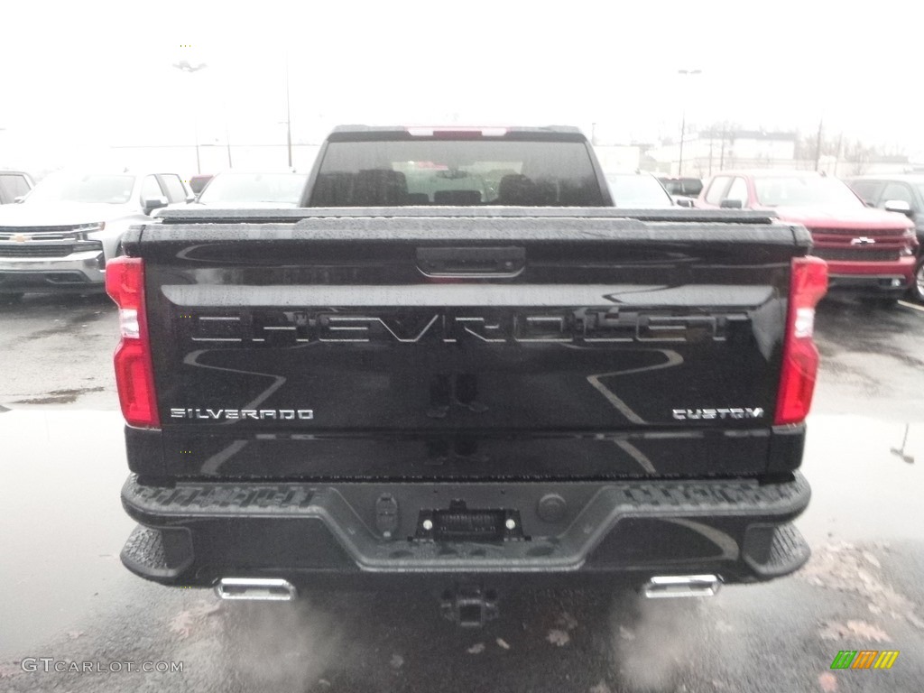 2019 Silverado 1500 Custom Z71 Trail Boss Double Cab 4WD - Black / Jet Black photo #4