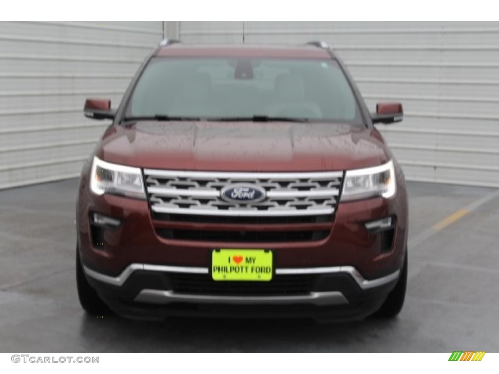 2018 Explorer Limited - Burgundy Velvet / Medium Stone photo #3