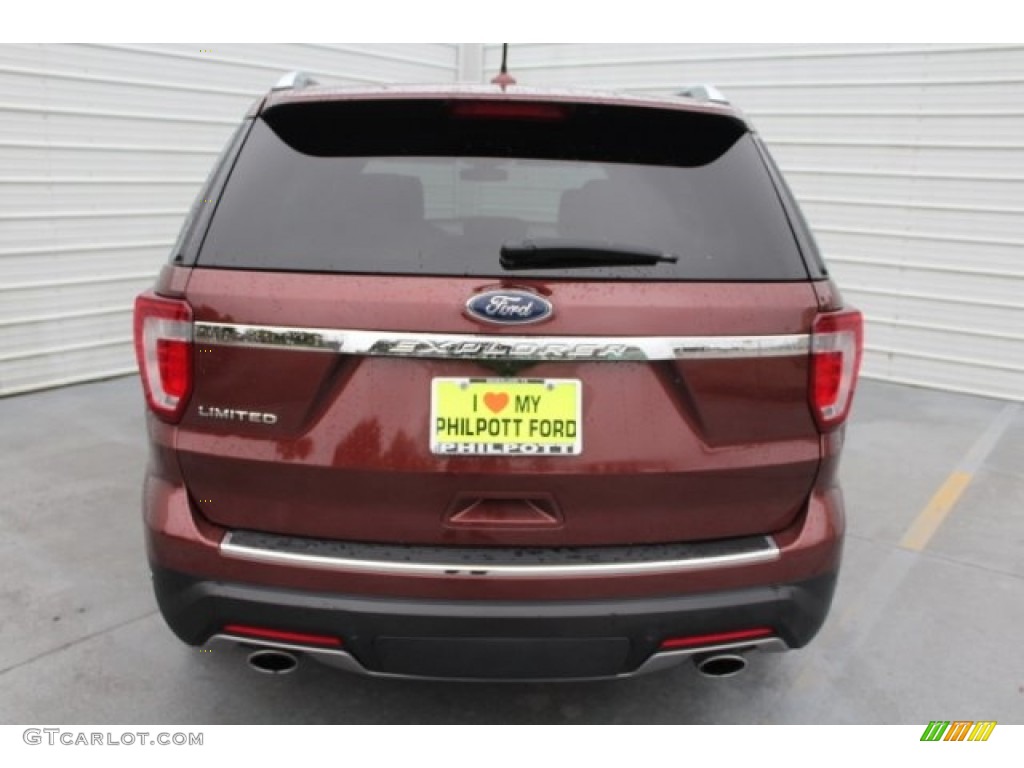 2018 Explorer Limited - Burgundy Velvet / Medium Stone photo #8