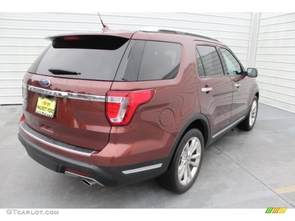 2018 Explorer Limited - Burgundy Velvet / Medium Stone photo #9