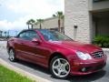 2006 Storm Red Metallic Mercedes-Benz CLK 500 Cabriolet  photo #4