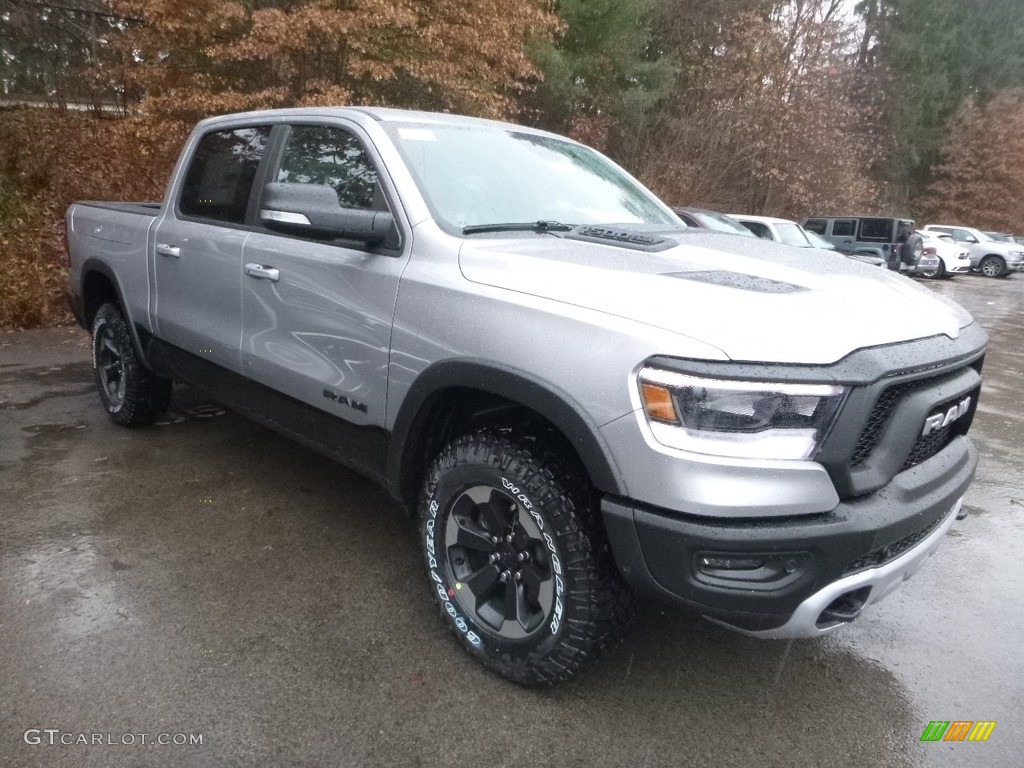 Billett Silver Metallic 2019 Ram 1500 Rebel Crew Cab 4x4 Exterior Photo #130513545