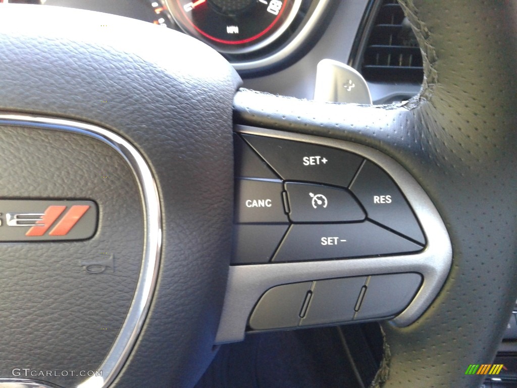 2019 Dodge Challenger R/T Scat Pack Widebody Black Steering Wheel Photo #130514237