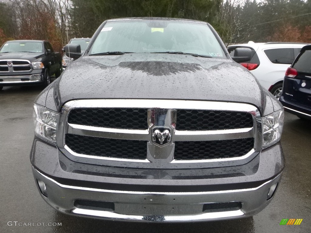 2019 1500 Classic Tradesman Quad Cab 4x4 - Granite Crystal Metallic / Black/Diesel Gray photo #7
