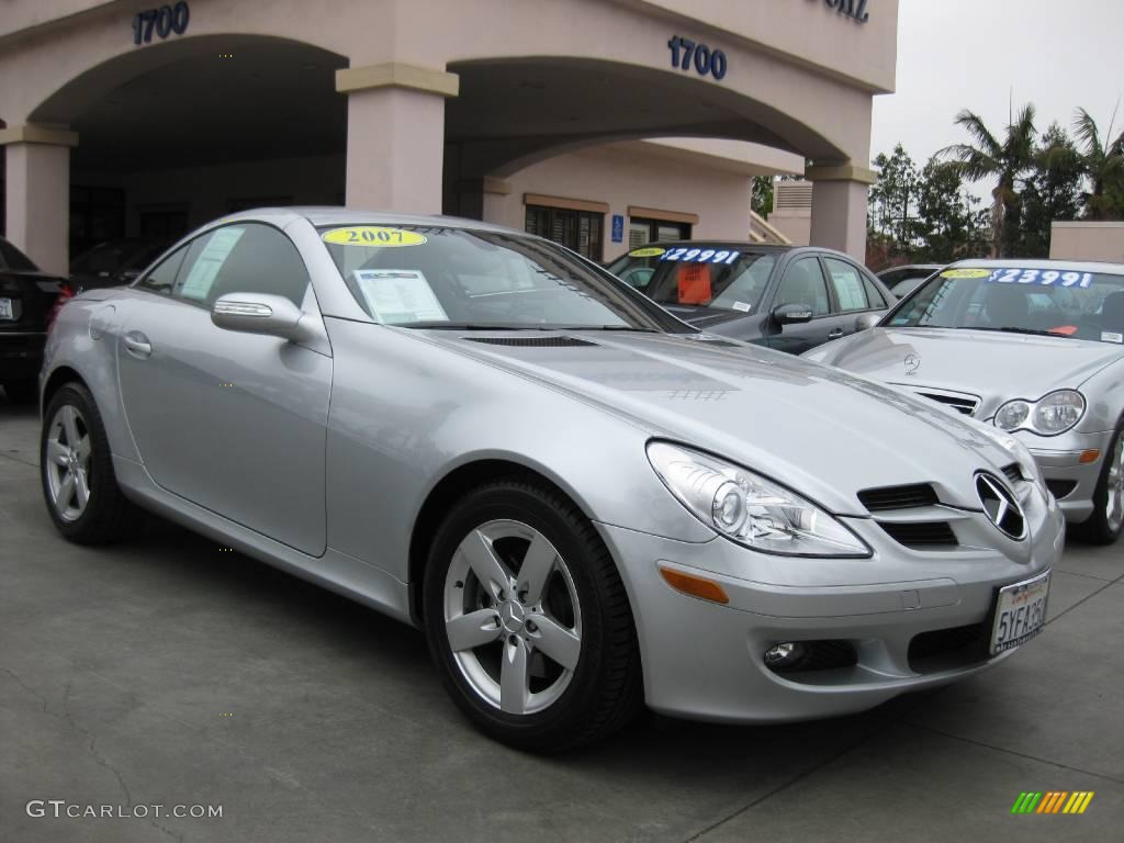 2007 Iridium Silver Metallic MercedesBenz SLK 280 Roadster 13007809