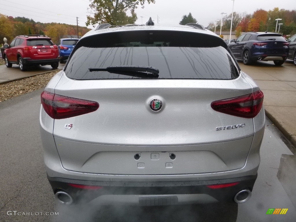 2019 Stelvio Sport AWD - Silverstone Gray Metallic / Black photo #7