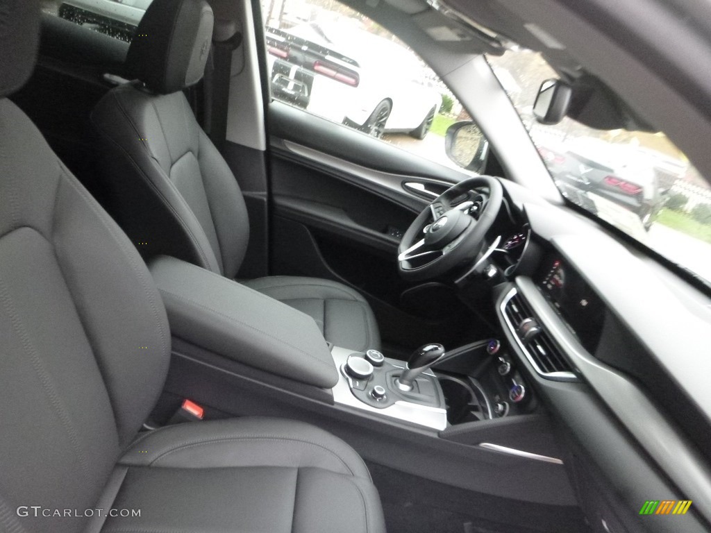 2019 Stelvio Sport AWD - Silverstone Gray Metallic / Black photo #14