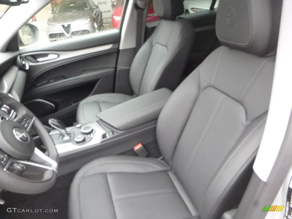 2019 Stelvio Sport AWD - Silverstone Gray Metallic / Black photo #18