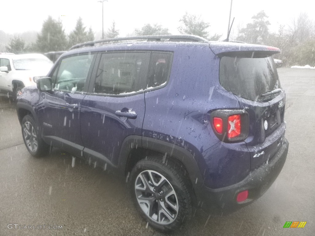 2018 Renegade Latitude 4x4 - Jetset Blue / Black photo #3