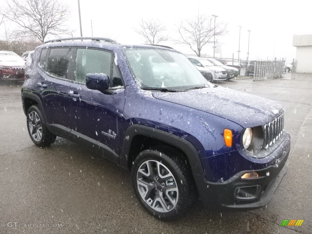 2018 Renegade Latitude 4x4 - Jetset Blue / Black photo #7