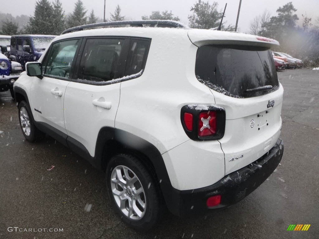 2018 Renegade Latitude 4x4 - Alpine White / Black photo #3