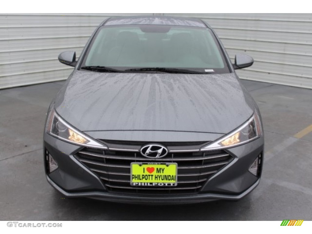 2019 Elantra SE - Machine Gray / Gray photo #3