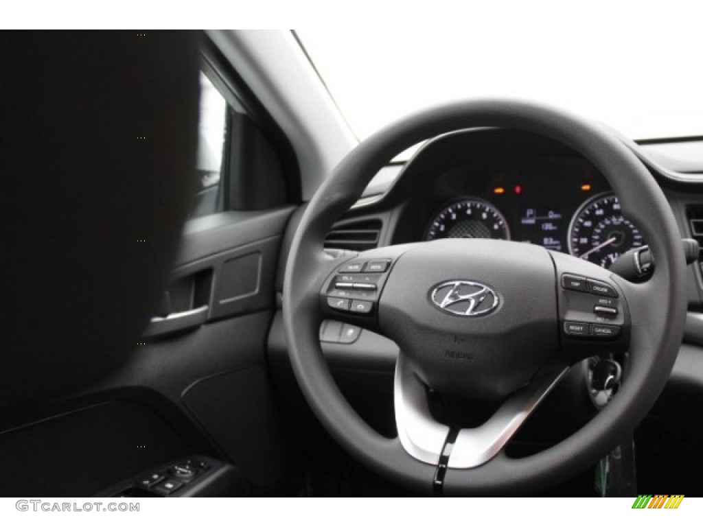 2019 Elantra SE - Symphony Silver / Black photo #20
