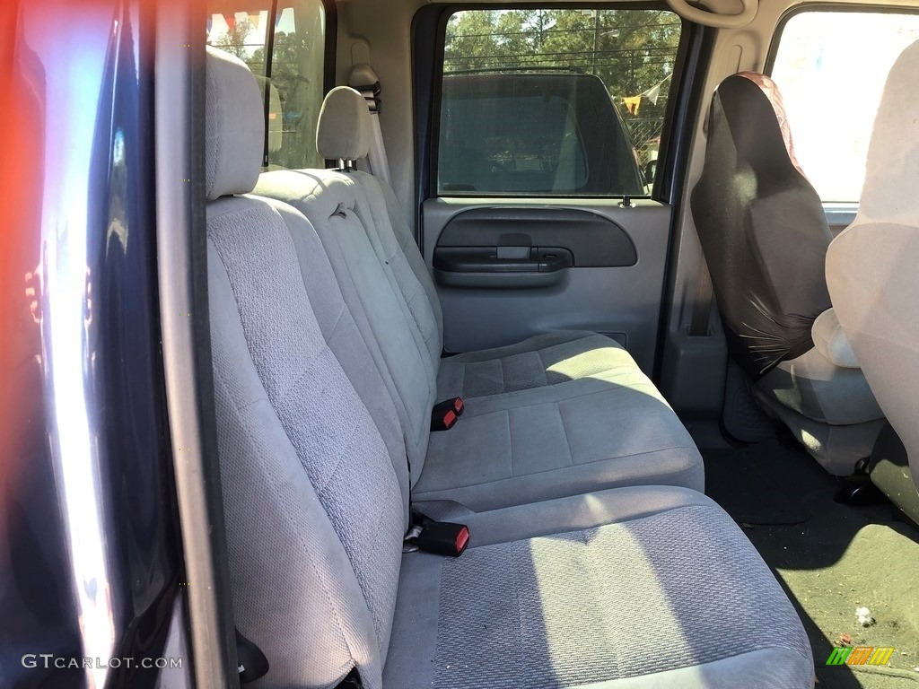 2004 F250 Super Duty Lariat Crew Cab 4x4 - Medium Wedgewood Blue Metallic / Medium Parchment photo #6